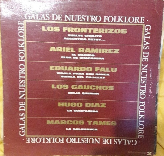 Various - Galas de Nuestro Folklore Volumen 2 (Vinyle Usagé)