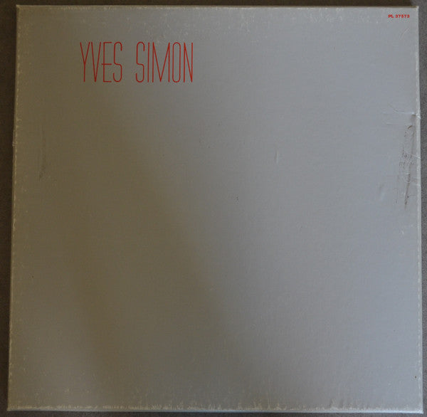 Yves Simon - Yves Simon 73-81 (Vinyle Usagé)