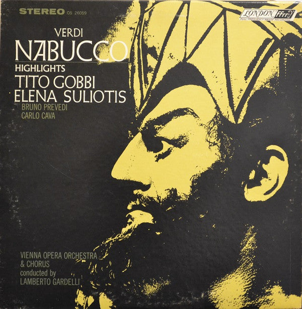 Verdi / Gardelli - Nabucco Highlights (Vinyle Usagé)