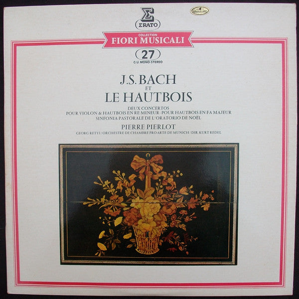 Bach / Pierlot  - Le Hautbois (Vinyle Usagé)