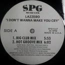 Lazzero - I Dont Wanna Make You Cry (Vinyle Usagé)