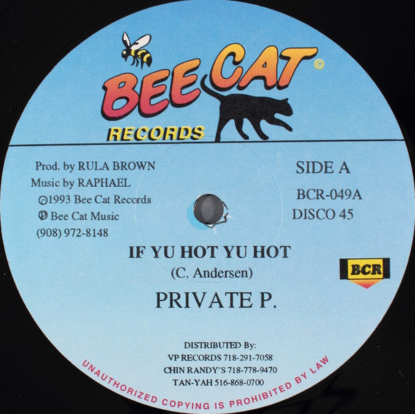 Private P / Tape Head - If Yu Hot Yu Hot / God Up Everytime (Vinyle Usagé)