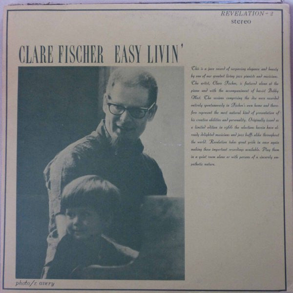 Clare Fischer - Easy Livin (Vinyle Usagé)