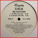 Luca - So Excited (Vinyle Usagé)