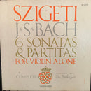 Bach / Szigeti - 6 Sonatas & Partitas For Violin Alone (Vinyle Usagé)