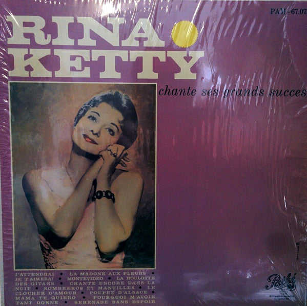 Rina Ketty - Chante Ses Grands Succes (Vinyle Usagé)