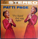 Patti Page - Ive Heard That Song Before (Vinyle Usagé)