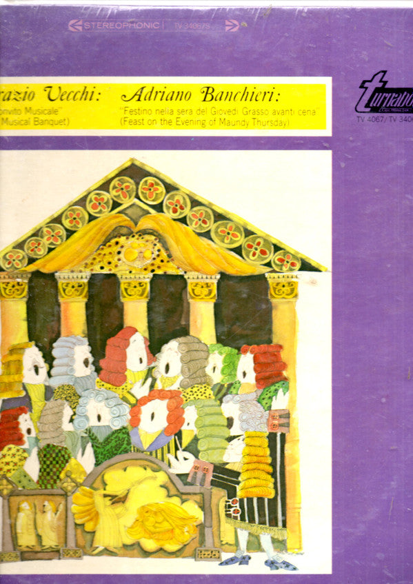 Vecchi / Banchieri / Giani - Il Convito Musicale (The Musical Banquet) / Festino Nella Sera Del Giovedi Grasso Avanti Cena (Feast On The Evening Of Maundy Thursday) (Vinyle Usagé)