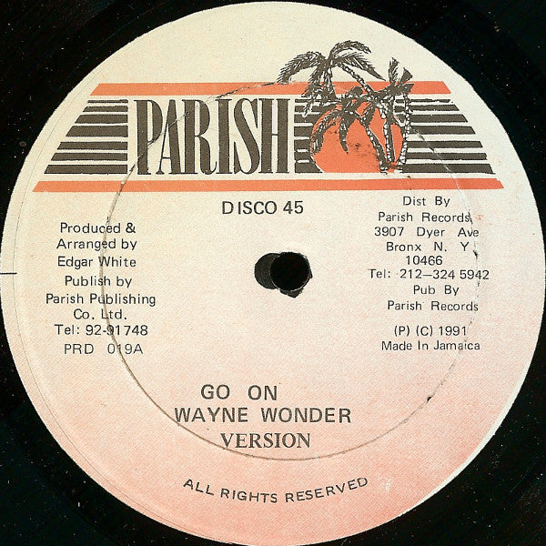 Wayne Wonder / Trinity - Go On / Blouse & Skirt (Vinyle Usagé)