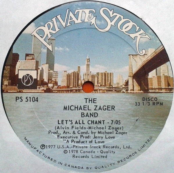 Michael Zager Band - Lets All Chant / Love Express (Vinyle Usagé)