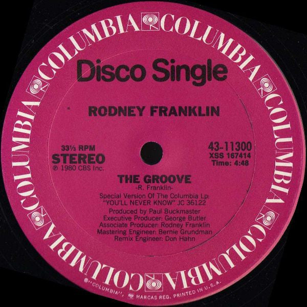 Rodney Franklin - The Groove (Vinyle Usagé)