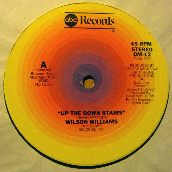 Wilson Williams - Up the Down Stairs (Vinyle Usagé)