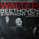 Beethoven / Walter - Symphony No 5 / Symphony No 4 (Vinyle Usagé)