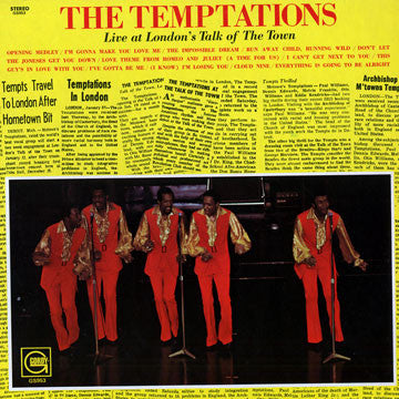 Temptations - Live At Londons Talk Of The Town (Vinyle Usagé)