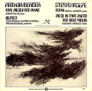 Berger / Wolpe - Five Pieces For Piano / Septet / Form / Piece In Two Parts For Solo Violin (Vinyle Usagé)