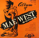 Mae West - Album Of Mae West Songs (Vinyle Usagé)