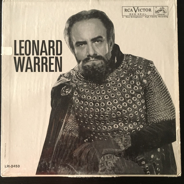 Various / Warren - Leonard Warren (Vinyle Usagé)