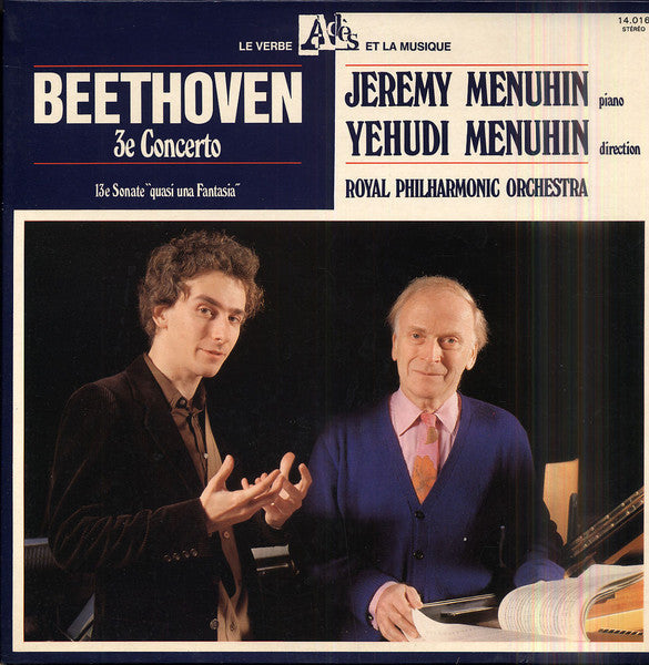 Beethoven / Menuhin Y / Menuhin J - 3e Concerto / 13e Sonate Quasi una Fantasia (Vinyle Usagé)