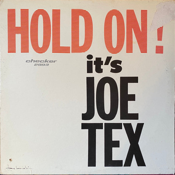 Joe Tex - Hold On Its Joe Tex (Vinyle Usagé)