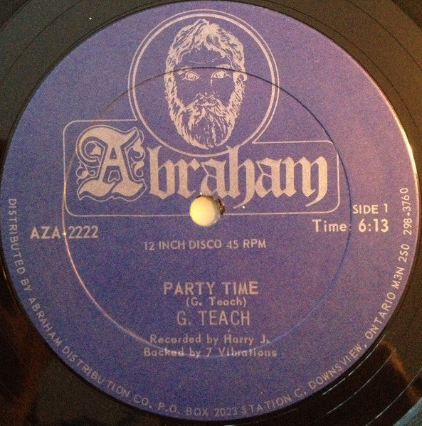 G Teach - Party Time (Vinyle Usagé)