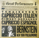 Tchaikovsky / Rimsky Korsakov / Bernstein - Capriccio Italien / Capriccio Espagnol (Vinyle Usagé)