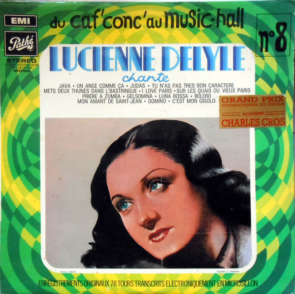 Lucienne Delyle - Du Caf Conc Au Music Hall (No 8) (Vinyle Usagé)