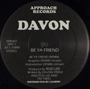 Davon / Tim Trees - Be Ya Friend / Ass Clap (Vinyle Usagé)
