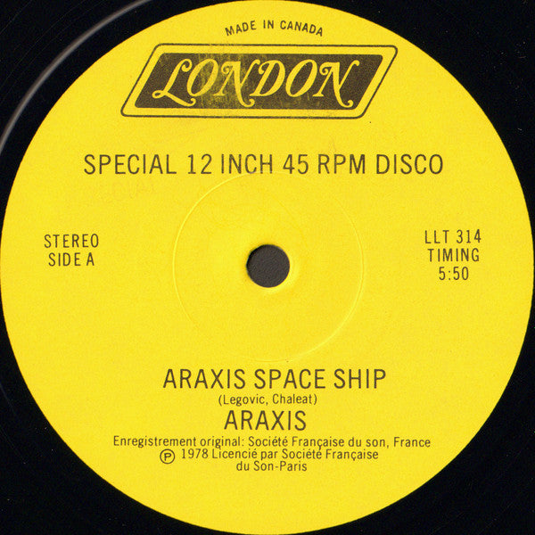 Araxis - Araxis Space Ship (Vinyle Usagé)