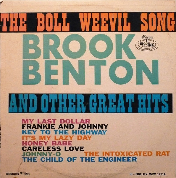 Brook Benton - The Boll Weevil Song (Vinyle Usagé)