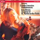 Telemann / Brown - 5 Violin Concertos (Vinyle Usagé)