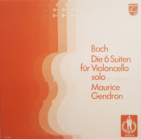 Bach / Gendron - 6 Suites for Solo Cello BWV 1007 1012 (Vinyle Usagé)
