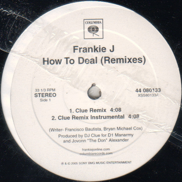 Frankie J - How To Deal (Vinyle Usagé)