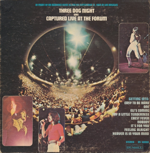 Three Dog Night - Captured Live at the Forum (Vinyle Usagé)