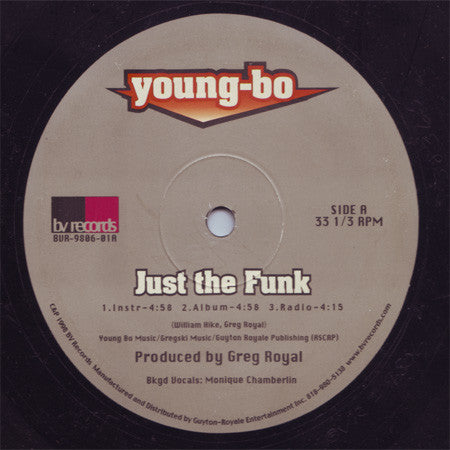 Young Bo - Just The Funk / The Rougha The Cut (Vinyle Usagé)