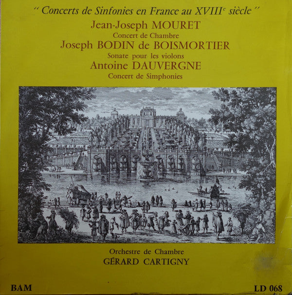 Mouret / Boismortier / Dauvergne / Cartigny - Concerts De Sinfonies En France Au XVIIIe Siecle (Vinyle Usagé)