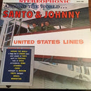 Santo and Johnny - Around the World with Santo and Johnny (Vinyle Usagé)