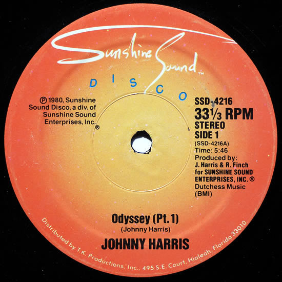 Johnny Harris - Odyssey (Vinyle Usagé)