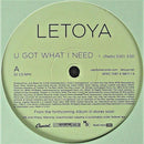 Letoya - U Got What I Need (Vinyle Usagé)