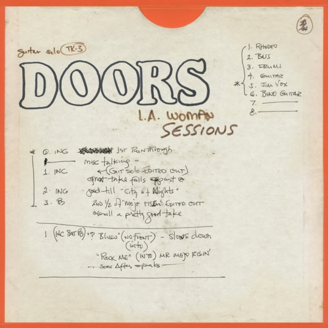 Doors - LA Woman Sessions (Vinyle Neuf)