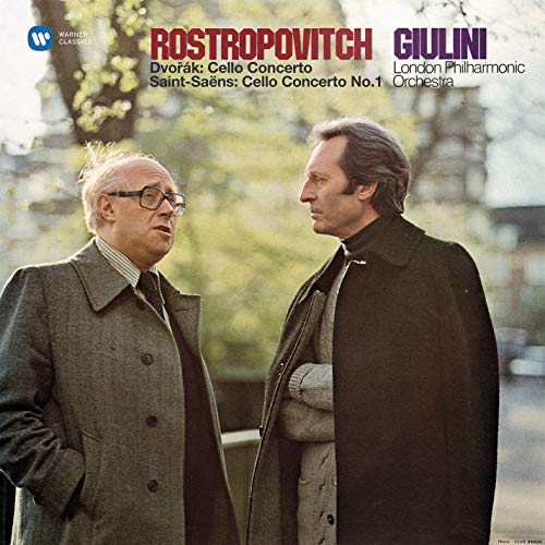 Dvorak / Saint Saens / Giulini / Rostropovich - Cello Concerto / Cello Concerto No 1 (Vinyle Neuf)