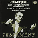 Otto Philharmonia Orchestra; Haendel And Klemperer - Bach, J.s.: Orchestral Suites Nos.1-4 (Rec. 1954) (CD Usagé)