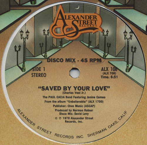 Paul Cacia Band / Janine Cameo - Saved By Your Love (Vinyle Usagé)