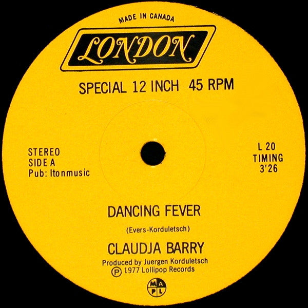 Claudja Barry - Dancing Fever (Vinyle Usagé)