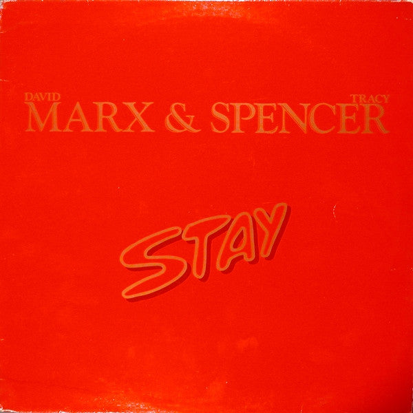 David Marx / Tracy Spencer - Stay (Vinyle Usagé)