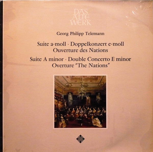 Telemann / Bruggen / Leonhardt - Suite A minor / Double Concerto E minor / Overture The Nations (Vinyle Usagé)