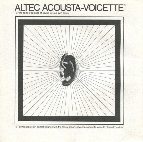 Altec Lansing - Altec Acousta Voicette (Vinyle Usagé)