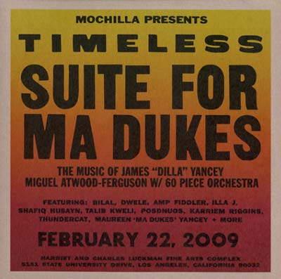 Various - Mochilla Presents Timeless: Suite For Ma Dukes (Vinyle Neuf)