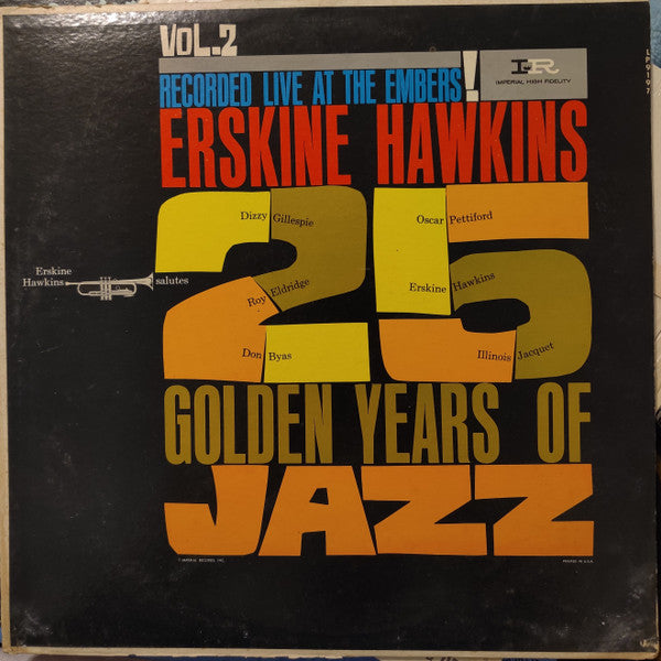 Erskine Hawkins - Erskine Hawkins Salutes 25 Golden Years Of Jazz Vol 2 (Vinyle Usagé)