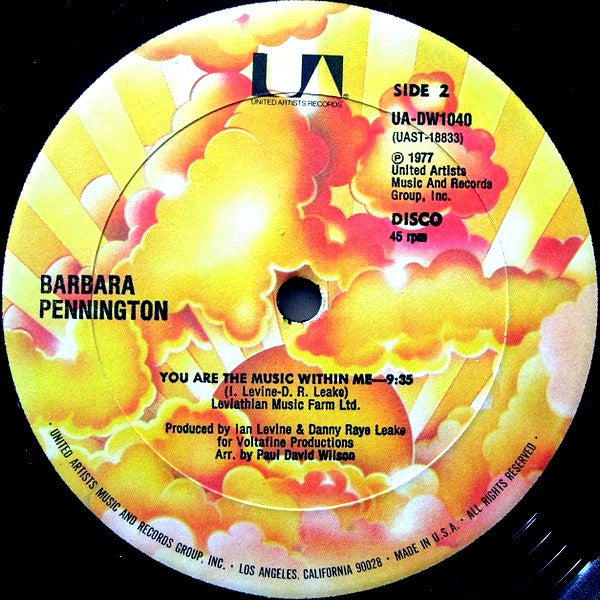 Barbara Pennington - You Are the Music Within Me (Vinyle Usagé)