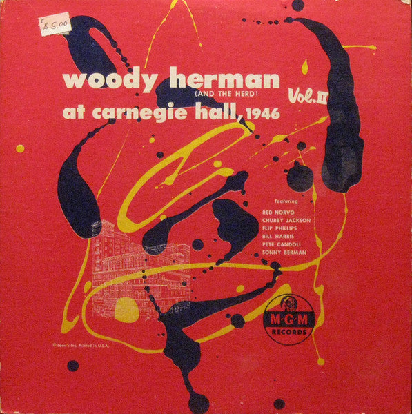 Woody Herman - At Carnegie Hall 1946 (Vol II) (Vinyle Usagé)